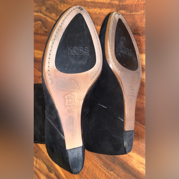 Michael Kors - Over the knee suede wedge boots - Picture 7 of 12